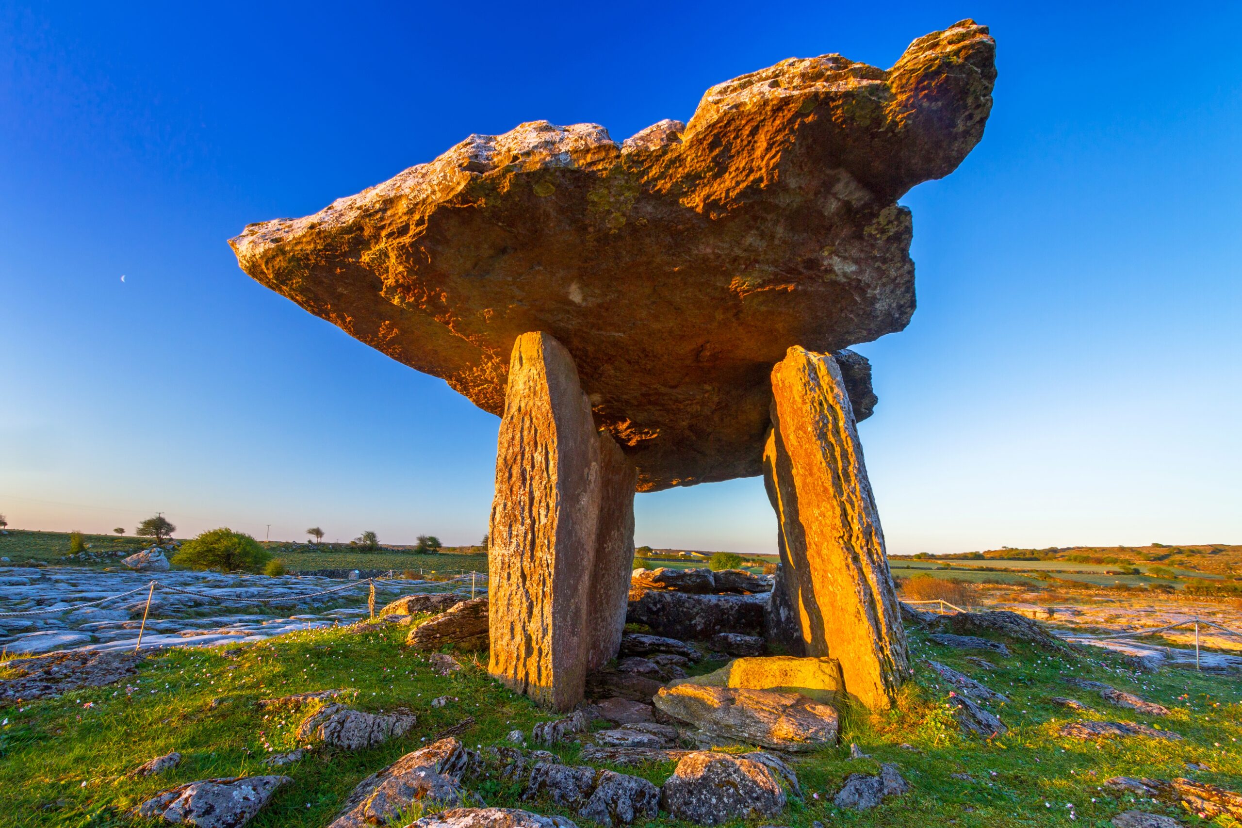 A dolmen in the Burren.